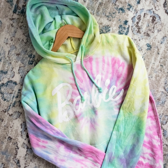 tie dye barbie hoodie
